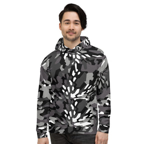 Arctic Fracture Camo Unisex Hoodie