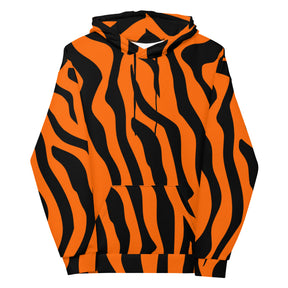 Tiger Stripes Orange Unisex Hoodie