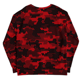 Blood Red Fabian Camo Unisex Sweatshirt