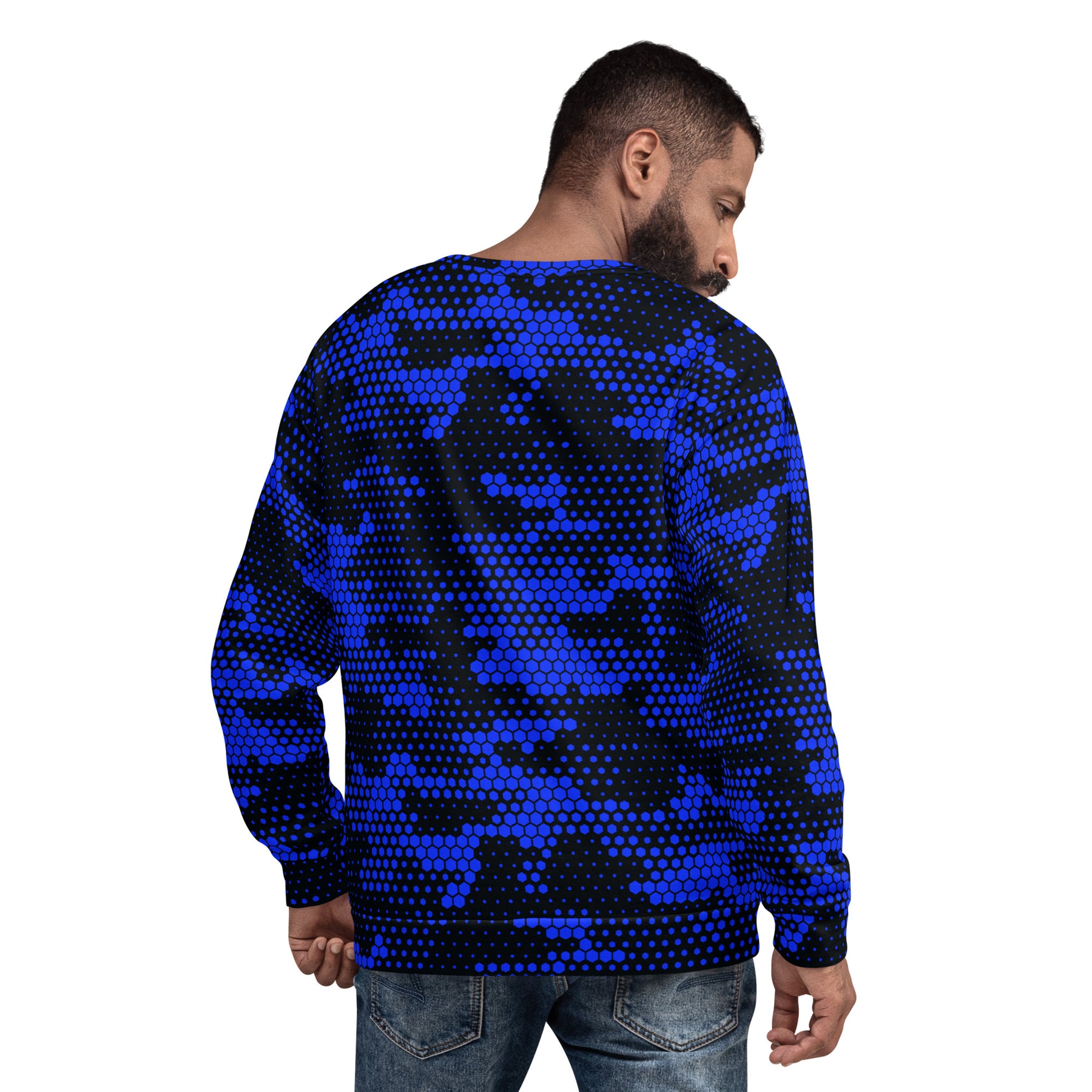 Blue Fabian Camo Unisex Sweatshirt