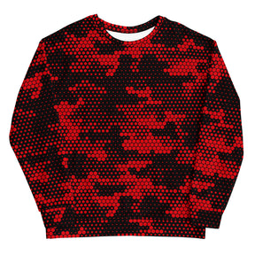 Blood Red Fabian Camo Unisex Sweatshirt