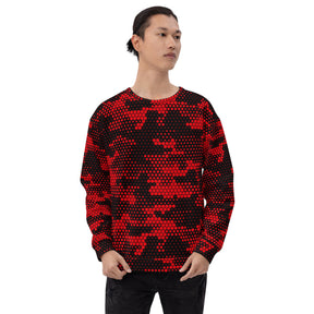 Blood Red Fabian Camo Unisex Sweatshirt