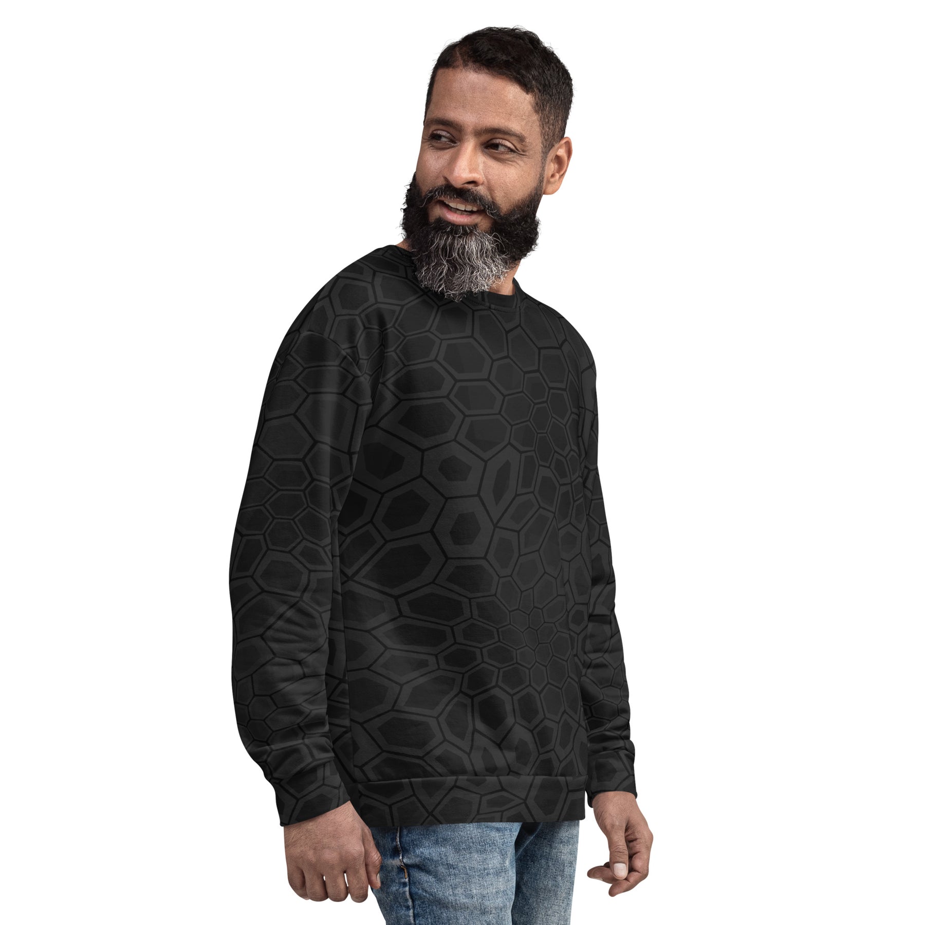 Black Kryptography Unisex Sweatshirt