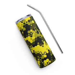 Hex-A-Gone Yellow Stainless steel tumbler